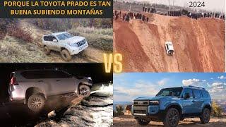 PORQUE la TOYOTA LAND CRUISER SUBE MONTAÑAS como si nada. TOYOTA LAND CRUISER PRADO 150 O 250