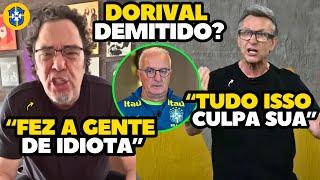 EITA! COMENTARITAS DETONAM DORIVAL APÓS SELEÇÃO BRASILEIRA DUAS PARTIDAS HORRÍVEIS!!