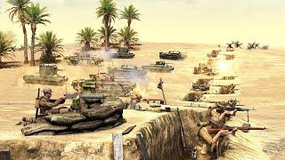 BRITISH LINE DEFENSE BATTLE - North Africa | Gates of Hell