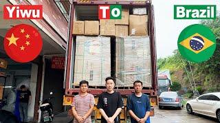 Yiwu Sourcing Agent: Export 40HQ Products From Yiwu To Brazil