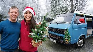 Van Life Christmas in our tiny vw camper van! How hard can it be?