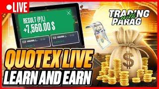 QUOTEX LIVE TRADING FOR BEGINNERS | READY TO MAKE PROFIT?