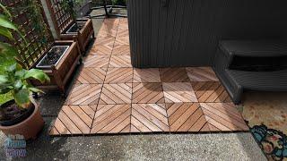 Yaheetech wood flooring tiles a better patio