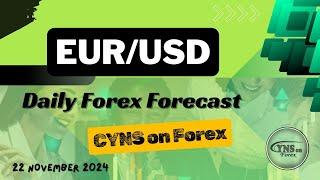 EURUSD Swing Trading Analysis for 22 November 2024 by CYNS on Forex