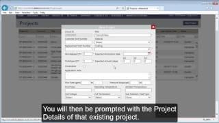 How To Start a Project from an Existing Project in WebCAD