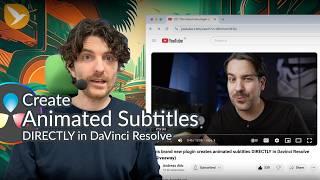 Create Animated Captions in DaVinci Resolve – Fast & Easy using Caption Cat! 