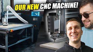 Flat Floors Incoming! We Bought a New 3-axis CNC Machine!