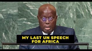 Ghana President Redeems his Western Puppet Image with Last UN Speech