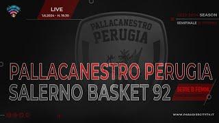 SERIE B BASKET FEMMINILE 2023-2024 - SEMIFINALE DI RITORNO - PALL. PERUGIA vs. SALERNO BASKET 92