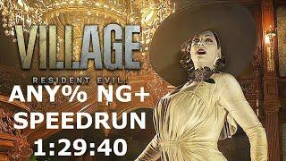 Resident Evil Village Any% NG+ Speedrun - 1:29:40