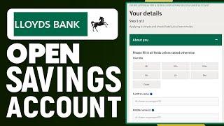 How To Open Lloyds Savings Account (2024) - Full Guide