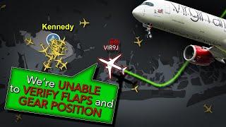 Virgin Pilots Struggle with Landing at New York Kennedy. REAL ATC