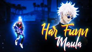 HAR FUNN MAULA X GOJO EDIT ️ ( FREE FIRE CAPCUT EDIT ) 