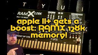 Apple II Plus Gets a Boost: RAMX 128k Memory Card