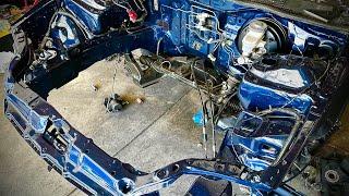 Painting Dereks Honda Civic Engine Bay