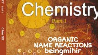 Naming reactions | CLASS 12 | Organic important reactions pdf |