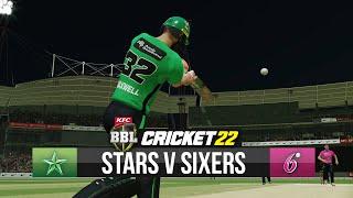 CRICKET 22 - BIG BASH GAMEPLAY - Stars v Sixers