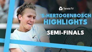 Korda Battles Griekspoor; De Minaur Plays Humbert | 'S-Hertogenbosch 2024 Semi-Finals Highlights