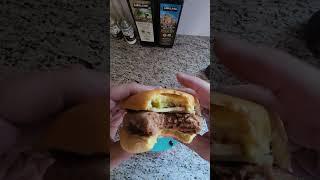 Gardein Ultimate Plant-Based Burger Review Part 3 #foodshorts #foodlover #veggieburger