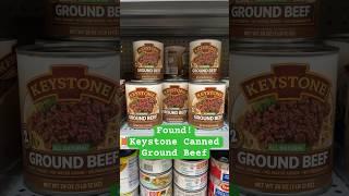 Found! Keystone Canned Ground Beef - Prepping - Preppers Pantry - Prepper - Food Storage #prepping