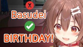 Korone Suddenly Says 'Happy Birthday" with Perfect Pronunciation [Hololive]