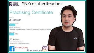 How did I get my teaching certificate in New Zealand? II An Overview