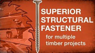 The Simpson Strong-Tie SDWS TIMBER Screw is a Superior Structural Fastener