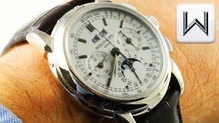 Patek Philippe 5970G-001 Perpetual Calendar Chronograph Luxury Watch Review