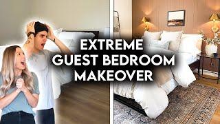 DIY EXTREME GUEST BEDROOM MAKEOVER | ON A BUDGET