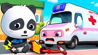 รถพยาบาลมาแล้ว | พร้อมช่วยเหลือทุกคน | เพลงเด็กและการ์ตูน | เบบี้บัส | Kids Song | BabyBus