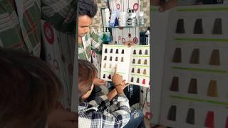 How to make global highlight colour #viral #hairstyle #trending #haircolor #highlights haircut