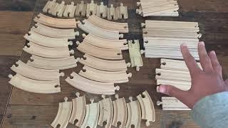 68 Pcs Wooden Train Track Expansion Pack- HONEST REVIEW