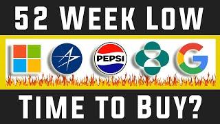 5 Dividend Stocks at a 52 Week Low!