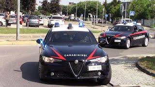 ARRESTO IN DIRETTA ARRIVO ALFA GIULIA CARABINIERI IN SIRENA