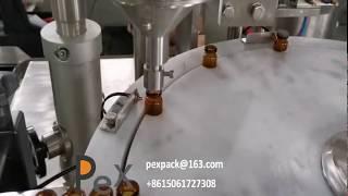 Dry Powder Bottle Filling And Capping Machine Glass Bottle Aluminium Cap With Plastic Plug