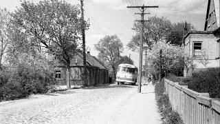 Kėdainiai. Kauno gatvė netoli altankos (1964 ir 2023 m.)