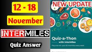 12 november Intermiles App Quiz Answers | today Intermiles Quiz answers | intermiles