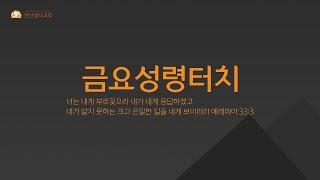 2024.11.8. 안산빛나교회 금요성령터치 생방송