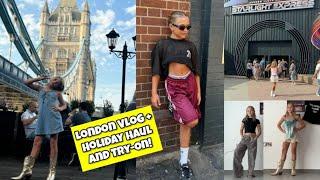 London Vlog + Holiday Haul and Try-On!