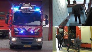 Uitruk Brandweer Rotterdam VG Zuid17-3331 Keyenburg naar voertuigbrand! #943