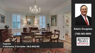 Homes for sale Augusta GA $900,000 Blanchard & Calhoun