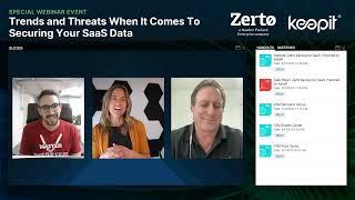 ActualTech Media Webinar with Zerto and Keepit - Trends and Threats When it Comes to Securing Your S