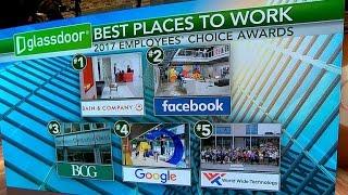 Glassdoor reveals list of best employers for 2017