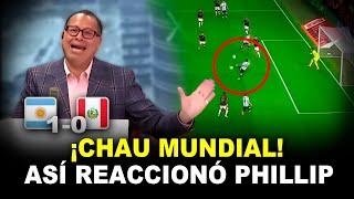 ¡Terrible! Así reaccionó Phillip Butters ante la ESPANTOSA derrota de Perú | Argentina VS Perú 1 a 0