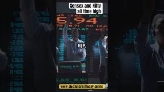 Sensex and Nifty all time high #nifty