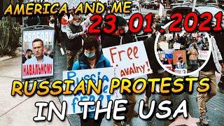 Russian protests in the USA /  #freenavalny