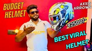 AXXIS ARROWS New Best Budget helmet AXXIS  ₹2500/- Only / viral helmet