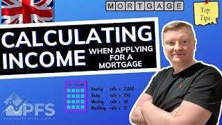 Calculating Income when Applying for a Mortgage