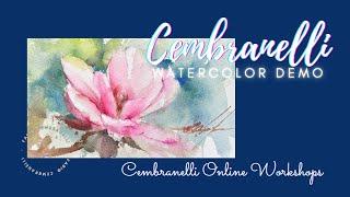 Magnolia, Watercolor Demo