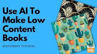 Use AI to make KDP Low Content Books in Seconds! Craft Paper Pads Powered by Midjourney AI Tutorial